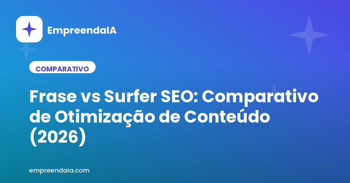 Frase vs Surfer SEO: Comparativo de Otimização de Conteúdo (2026)