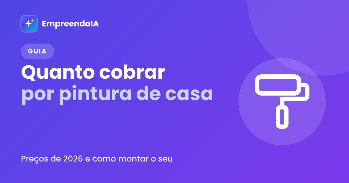 Quanto cobrar por pintura de casa nos EUA (preços 2026)